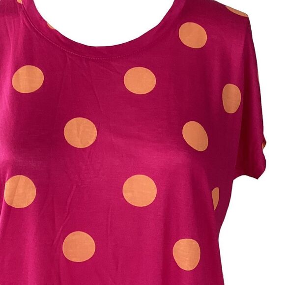 JCP polka dot top medium/small.  0624 - Picture 4 of 8